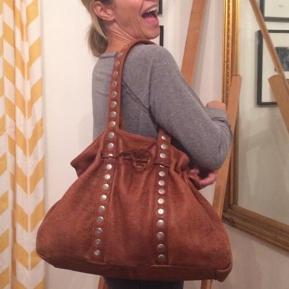 Leather boho bag - Picture 2 of 2